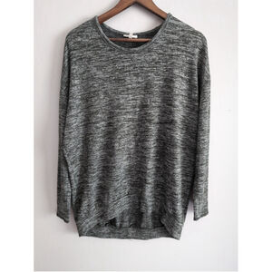 Aritzia Wilfred Free Long Sleeve Green Gray Space Blouse Women's Sz S Boho Beach